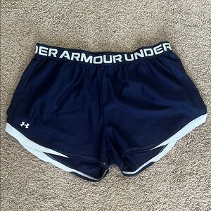 Under Armour Play Up 3.0 Women's Navy Shorts